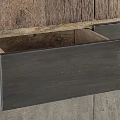 Viadurini Living Sideboards-Sideboard 4 Türen 2 Schubladen aus Mangoholz und Stahl Homemotion - Signorino