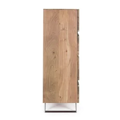 Viadurini Living Sideboards-Sideboard 4 Türen Akazienholz Naturalistic Homemotion - Maramero