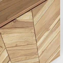 Viadurini Living Sideboards-Sideboard aus Akazienholz mit 2 Türen und 3 Schubladen Design Homemotion - Carla