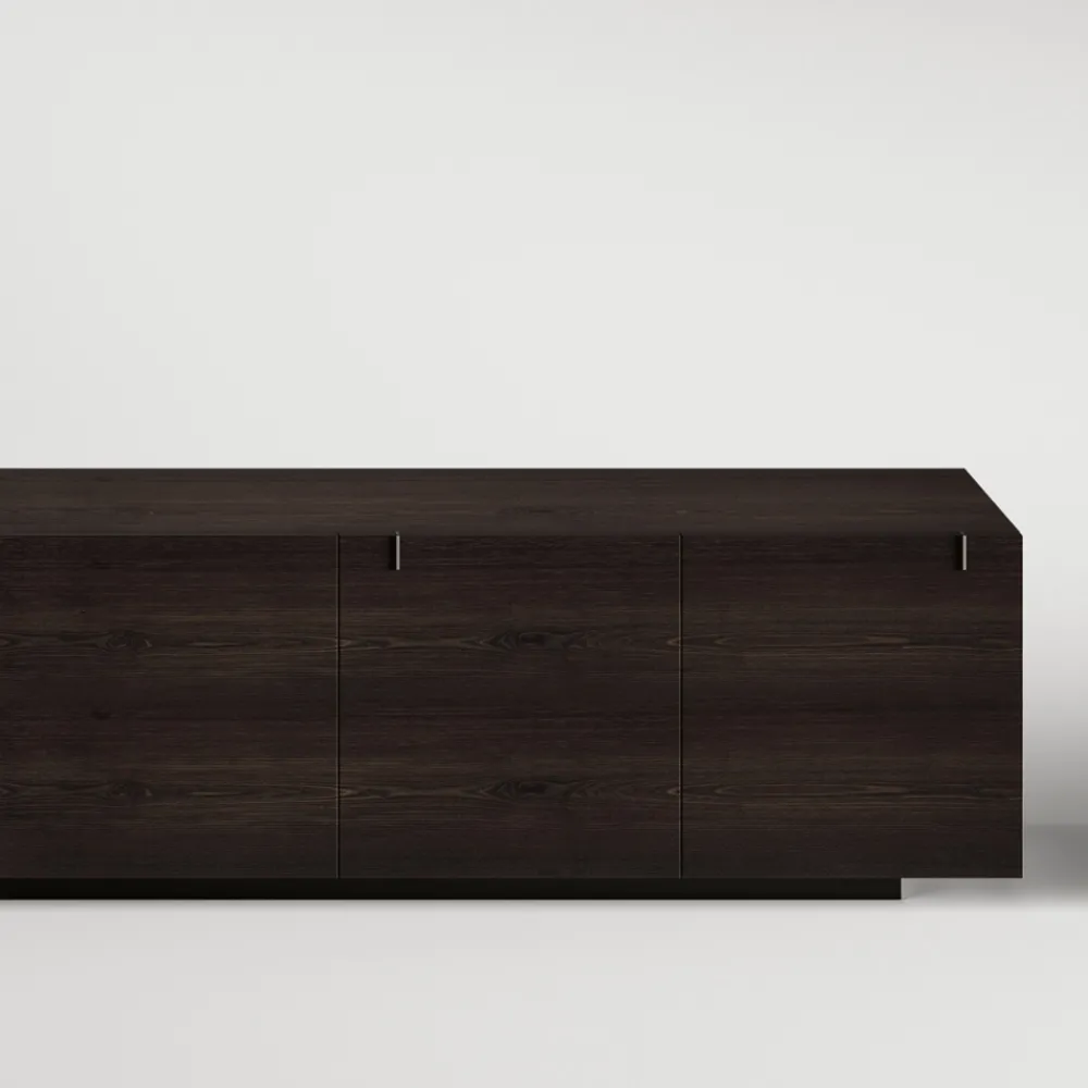 Viadurini Living Sideboards-Sideboard aus Holz mit Glasstruktur Made in Italy - Azuki