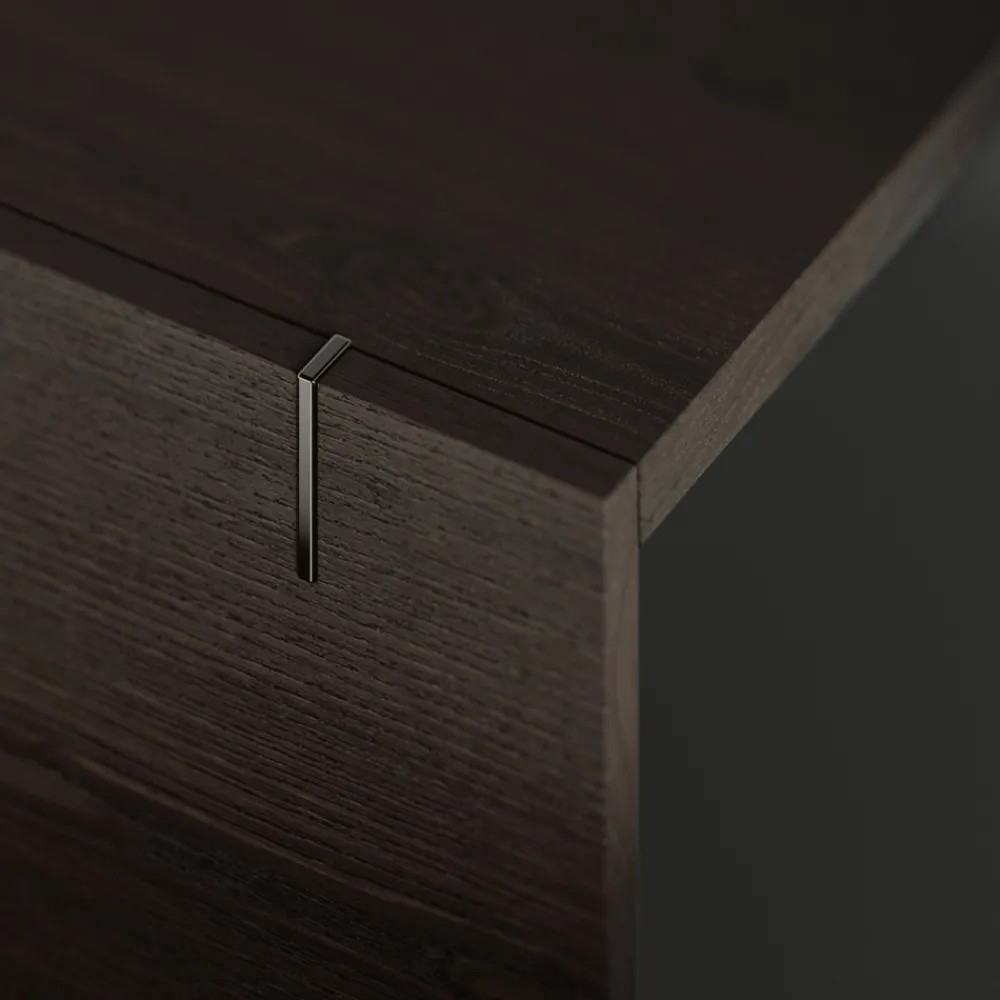 Viadurini Living Sideboards-Sideboard aus Holz mit Glasstruktur Made in Italy - Azuki