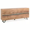 Viadurini Living Anrichte-Sideboard aus Holz und lackiertem Stahl Modernes Design Homemotion - Silvia