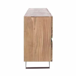 Viadurini Living Anrichte-Sideboard aus Holz und lackiertem Stahl Modernes Design Homemotion - Silvia