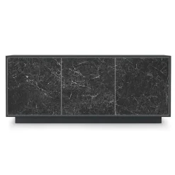 Viadurini Living Sideboards-Sideboard aus lackiertem Holz mit 2 oder 3 Keramiktüren, hergestellt in Italien – Fiorenza