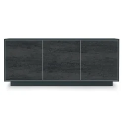 Viadurini Living Sideboards-Sideboard aus lackiertem Holz mit 2 oder 3 Keramiktüren, hergestellt in Italien – Fiorenza