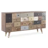 Viadurini Living Sideboards-Sideboard aus Mangoholz 2 Türen 4 Schubladen Ethnischer Stil Homemotion - Aurier