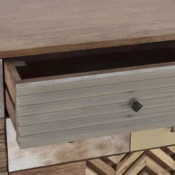 Viadurini Living Sideboards-Sideboard aus Mangoholz 2 Türen 4 Schubladen Ethnischer Stil Homemotion - Aurier