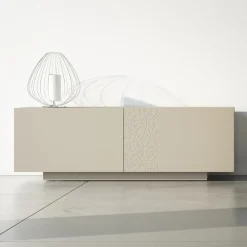 Viadurini Living Sideboards-Sideboard aus MDF mit Sockel und verzierter Tür Made in Italy - Deodara