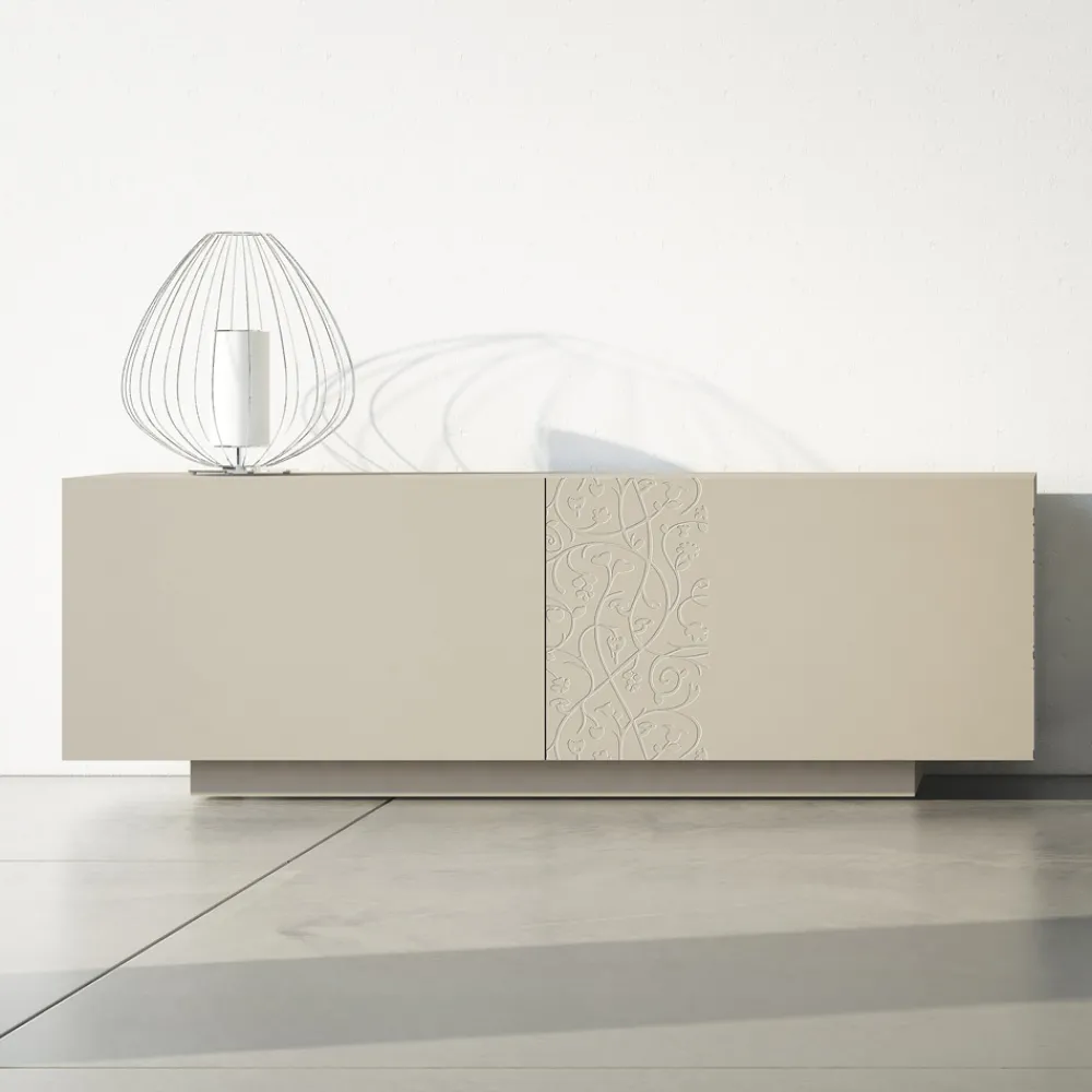 Viadurini Living Sideboards-Sideboard aus MDF mit Sockel und verzierter Tür Made in Italy - Deodara