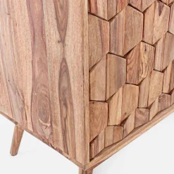 Viadurini Living Anrichte-Sideboard aus Naturholz mit Türen und Schubladen Homemotion - Ventador