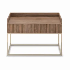 Viadurini Living Sideboards-Sideboard aus Tannenholzplatte mit Canaletto-Walnussfurnier – Salerno