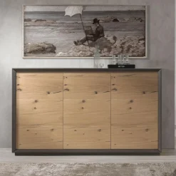 Viadurini Living Sideboards-Sideboard furniert auf Pappelspanplatte, hergestellt in Italien – Latona