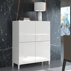 Viadurini Living Anrichte-Sideboard mit 4 Holzschwingtüren – Tantalus