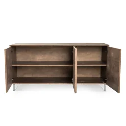 Viadurini Living Sideboards-Sideboard mit 3 Türen aus Melamin und Füßen aus Plexiglas, hergestellt in Italien – Mickey Mouse