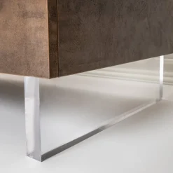 Viadurini Living Sideboards-Sideboard mit 3 Türen aus Melamin und Füßen aus Plexiglas, hergestellt in Italien – Mickey Mouse