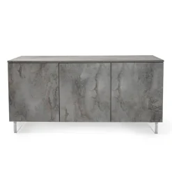 Viadurini Living Sideboards-Sideboard mit 3 Türen aus Melamin und Füßen aus Plexiglas, hergestellt in Italien – Mickey Mouse