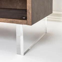 Viadurini Living Sideboards-Sideboard mit 2 Türen und 2 seitlich offenen Fächern aus Melamin, hergestellt in Italien – Maus