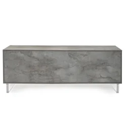 Viadurini Living Sideboards-Sideboard mit 2 Türen und 2 seitlich offenen Fächern aus Melamin, hergestellt in Italien – Maus