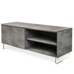 Viadurini Living Sideboards-Sideboard mit 2 Türen und 2 seitlich offenen Fächern aus Melamin, hergestellt in Italien – Maus