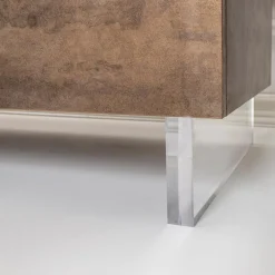 Viadurini Living Sideboards-Sideboard mit 2 Türen und 2 zentralen offenen Fächern aus Melamin, hergestellt in Italien – Minnie