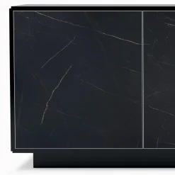 Viadurini Living Sideboards-Sideboard mit 3 Türen und lackierter und laminierter Struktur, hergestellt in Italien – Ferrara