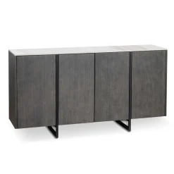 Viadurini Living Sideboards-Sideboard mit MDF, Keramikstruktur und 4 Türen mit Soft-Closing – Click