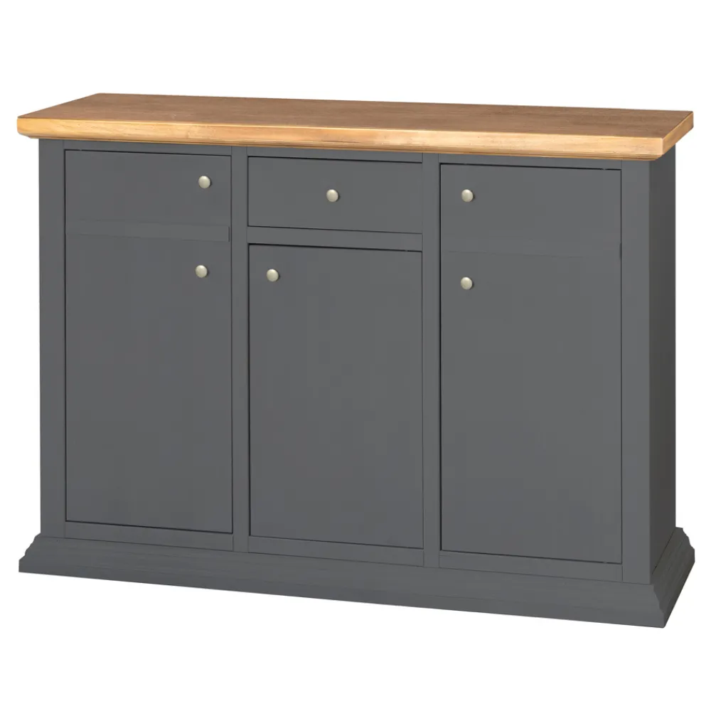 Viadurini Classic Anrichte-Sideboard mit Struktur aus furnierten Holzpartikeln, hergestellt in Italien – Odino