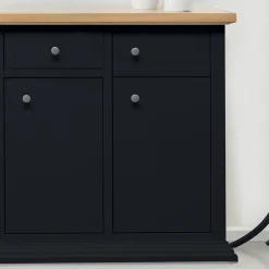 Viadurini Classic Anrichte-Sideboard mit Struktur aus furnierten Holzpartikeln, hergestellt in Italien – Odino