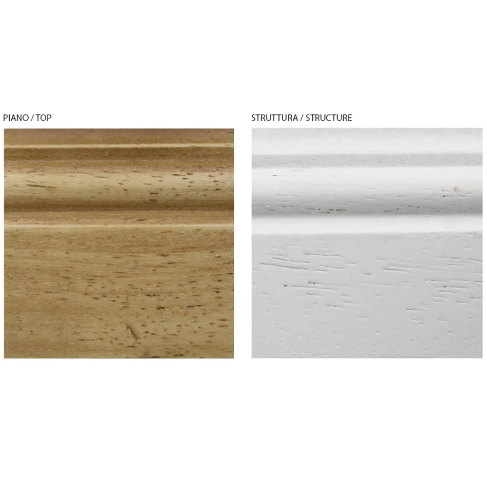 Viadurini Classic Anrichte-Sideboard mit Struktur aus furnierten Holzpartikeln, hergestellt in Italien – Odino