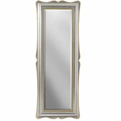 Viadurini Classic Wandspiegel-Silber / Elfenbein / Gold Holz Wandspiegel made in Italy Vittorio