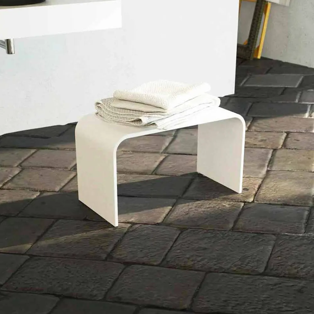 Viadurini Bathroom Moderne Wohnzimmerbank-Sitzbank für Bad mit modernem Design in Italien hergestellt Recanati