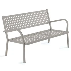 Viadurini in the Garden Gartensofas-2-Sitzer Gartensofa mit Stahlgestell Made in Italy - Nilda