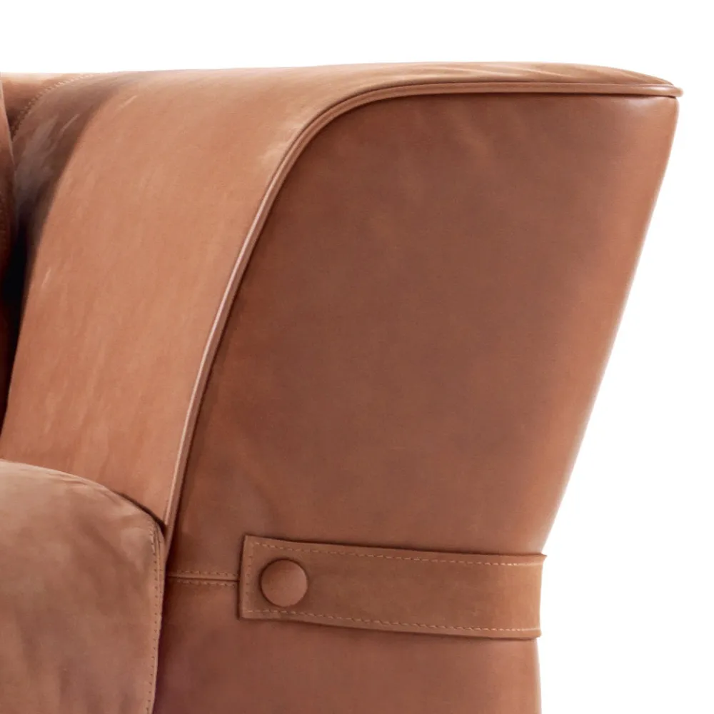 Grilli Moderne Sofas-3-Sitzer Polstersofa Joe in Italien hergestellt