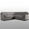 Viadurini Living Moderne Sofas-5-Sitzer-Ecksofa aus hellgrauem Stoff Made in Italy - Budapest