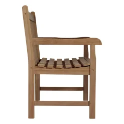 Viadurini in the Garden Gartenbänke-3-Sitzer-Gartenbank aus Teakholz - Shelter