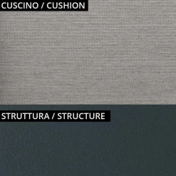 Viadurini in the Garden Gartensofas-2-Sitzer-Gartensofa aus Metall und Kissen Made in Italy - Fontana