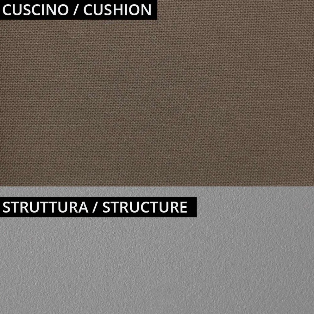 Viadurini in the Garden Gartensofas-2-Sitzer-Gartensofa aus Metall und Kissen Made in Italy - Fontana