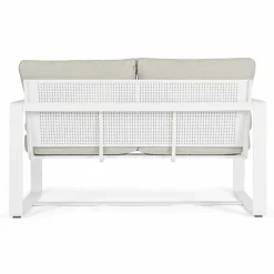 Viadurini in the Garden Gartensofas-2-Sitzer-Outdoor-Sofa aus Aluminium mit Stoffkissen - Mirea