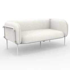 Viadurini in the Garden Gartensofas-2-Sitzer-Outdoor-Sofa mit gepolstertem Sitz Made in Italy - Planter