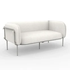 Viadurini in the Garden Gartensofas-2-Sitzer-Outdoor-Sofa mit gepolstertem Sitz Made in Italy - Planter