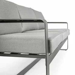 Viadurini in the Garden Gartensofas-3-Sitzer-Outdoor-Sofa mit Rückenkissen und Sitz aus Stoff - Mirea