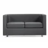 Viadurini Living Moderne Sofas-2-Sitzer-Polstersofa mit Chromfüßen, hergestellt in Italien – Torch