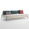 Viadurini Living Moderne Sofas-3-Sitzer-Sofa aus abnehmbarem Stoff Made in Italy - Mykonos