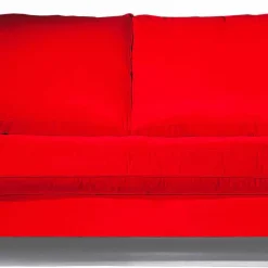 Viadurini Italian Sofas Moderne Sofas-2-Sitzer-Sofa aus Baumwolle mit Seitenwürfeln aus Mdf Made in Italy - Damaskus