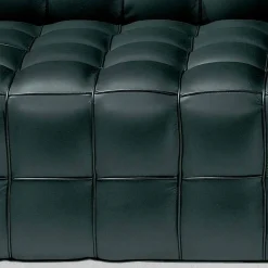 Viadurini Italian Sofas Moderne Sofas-3-Sitzer-Sofa aus hochwertigem Made in Italy Leder mit Steppeffekt - Vesuv