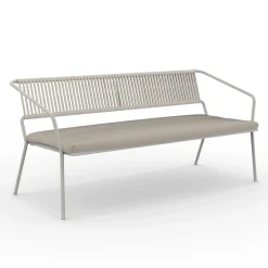 Viadurini in the Garden Gartensofas-2-Sitzer-Sofa für den Garten mit Kissen inklusive Made in Italy - Prato