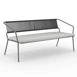 Viadurini in the Garden Gartensofas-2-Sitzer-Sofa für den Garten mit Kissen inklusive Made in Italy - Prato