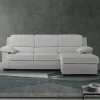 Viadurini Living Moderne Sofas-3-Sitzer-Sofa mit umkehrbarem Hocker aus Stoff Made in Italy - Budapest