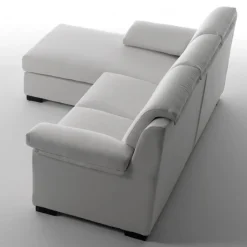 Viadurini Living Moderne Sofas-3-Sitzer-Sofa mit umkehrbarem Hocker aus Stoff Made in Italy - Budapest