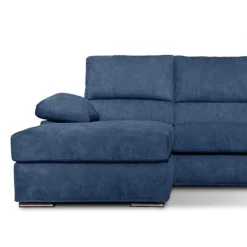 Viadurini Living Moderne Sofas-3-Sitzer-Sofa mit umkehrbarem Pouf aus Stoff Made in Italy - Abudhabi